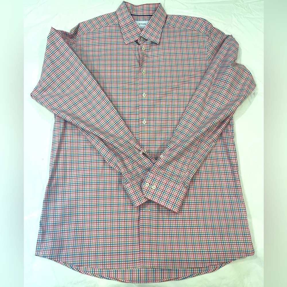 Eton Long Sleeve Button Down